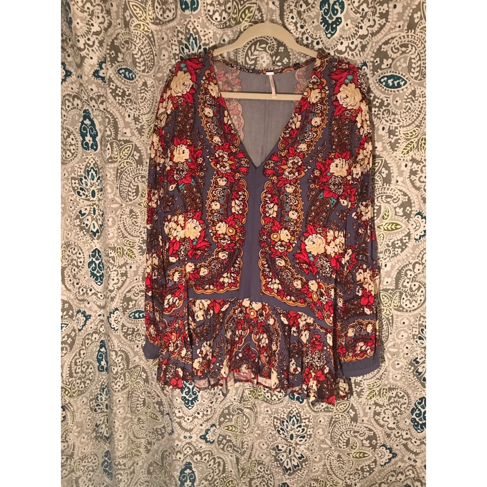 Colorful Free People Tunic